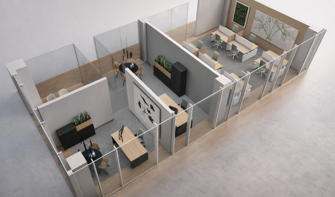 project Inrichting kantoren en kantie van Helemaal Hildy