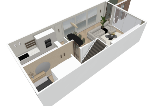 projectRenovatie met uitbouw Begane Grond van Helemaal Hildy