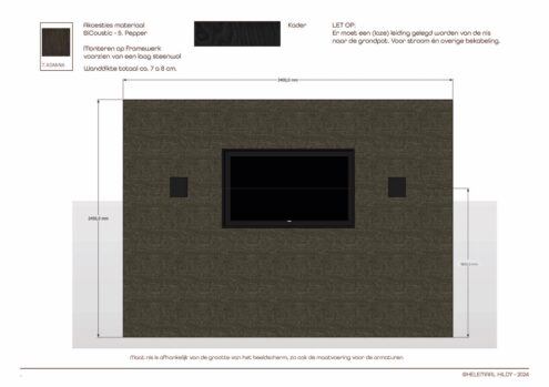 projectinterieurontwerp uitbouw t.b.v. kantoor van Helemaal Hildy