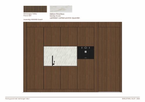projectinterieurontwerp uitbouw t.b.v. kantoor van Helemaal Hildy