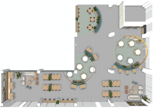 projectInrichting kantoren en kantie van Helemaal Hildy