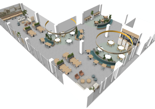 projectInrichting kantoren en kantie van Helemaal Hildy