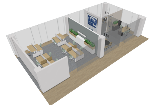 projectInrichting kantoren en kantie van Helemaal Hildy