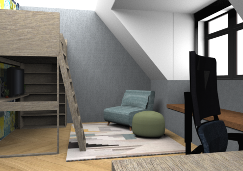 projectInterieurontwerp nieuwbouwhuis 3 woonlagen van Helemaal Hildy